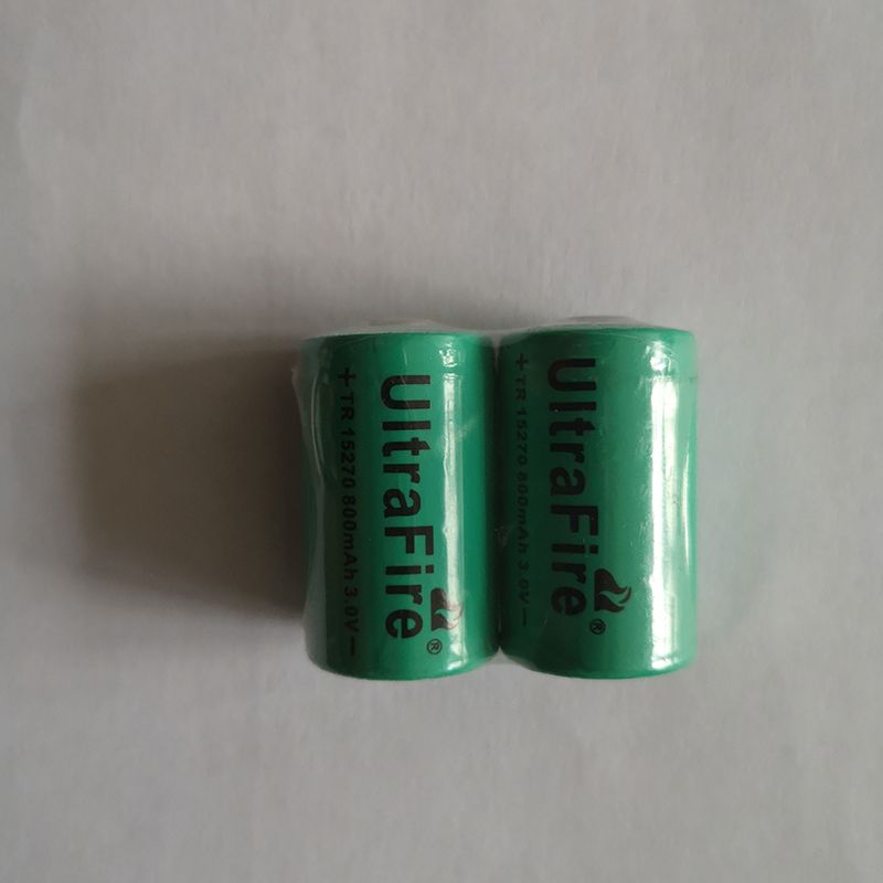 UltraFire TR 15270 3.0V 800mAh oplaadbare li-ion batterij milieuvriendelijk en betrouwbaar voor elektronica
