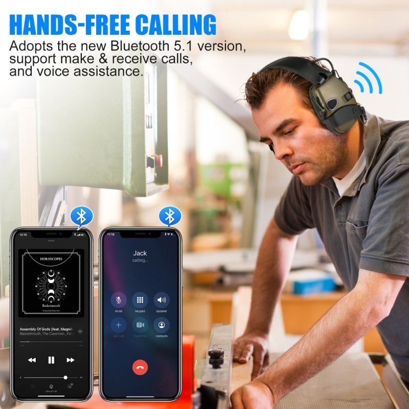 IMPACT SPORT Tactisch Elektronisch Oorbeschermer voor Outdoor Sport Directionele Microfoons Gehoorbescherming