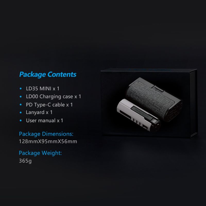 IMALENT LD35 1200 Lumen EDC Zaklamp | Type-C Oplaadbaar & Compact | Perfect voor Dagelijks Gebruik