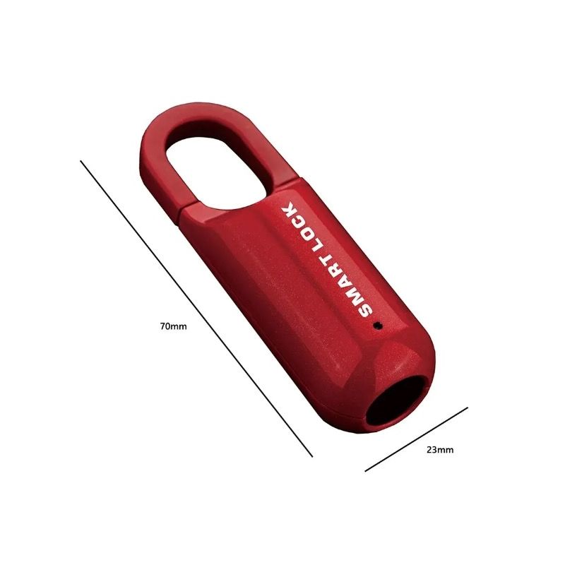 Mini-Vingerafdrukhangslot met USB Sleutelloze Toegang Elektronisch Lichtgewicht Ontwerp voor Reizen en Avontuur