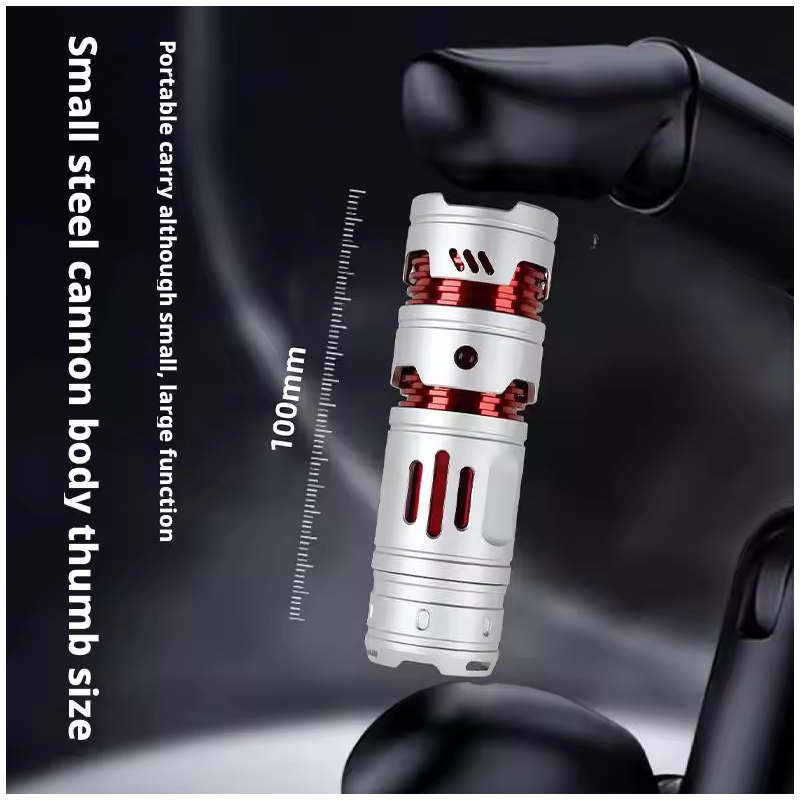 Mini EDC Zaklamp USB Oplaadbaar 1000 Lumen - Ultraklein Sleutelhanger Zaklamp Outdoor Kamperen