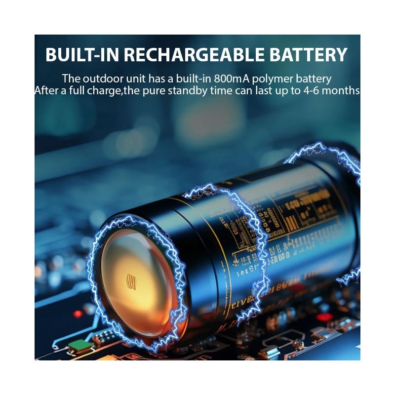 M12 Draadloze Video Deurbel met Video Intercom IR Nachtzicht 43'' IPS Scherm voor Verbeterde Huisbeveiliging