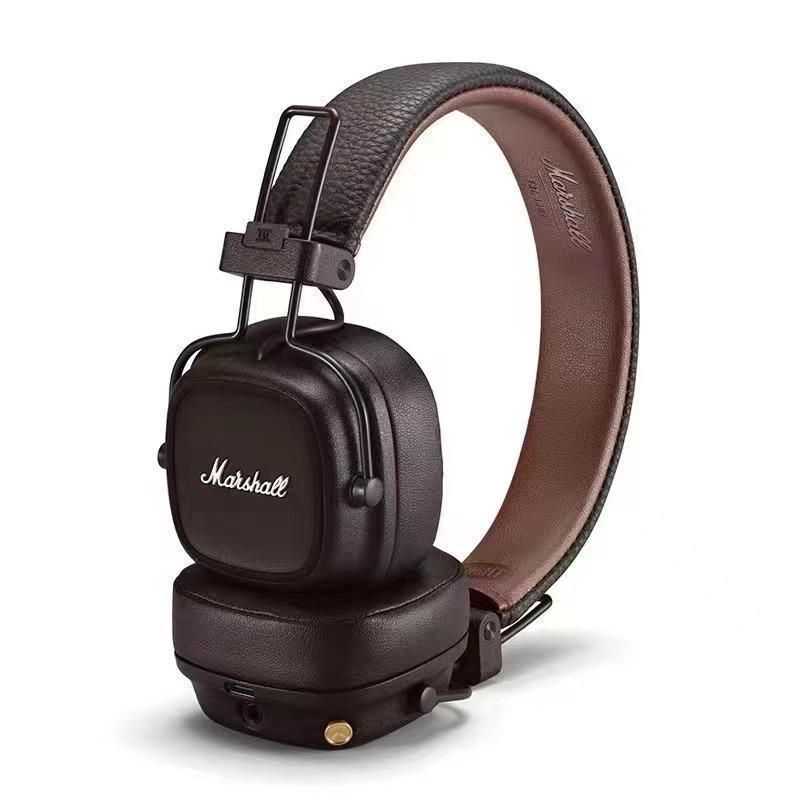Marshall Major IV Bluetooth-hoofdtelefoon met kenmerkende geluid en draadloos opladen comfortabel ontwerp