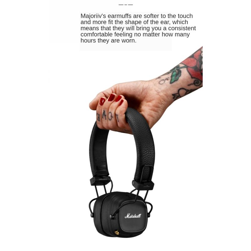 MARSHALL Major III draadloze Bluetooth-koptelefoon diepe bas opvouwbaar ideaal voor muziek en gaming Bluetooth 5.0