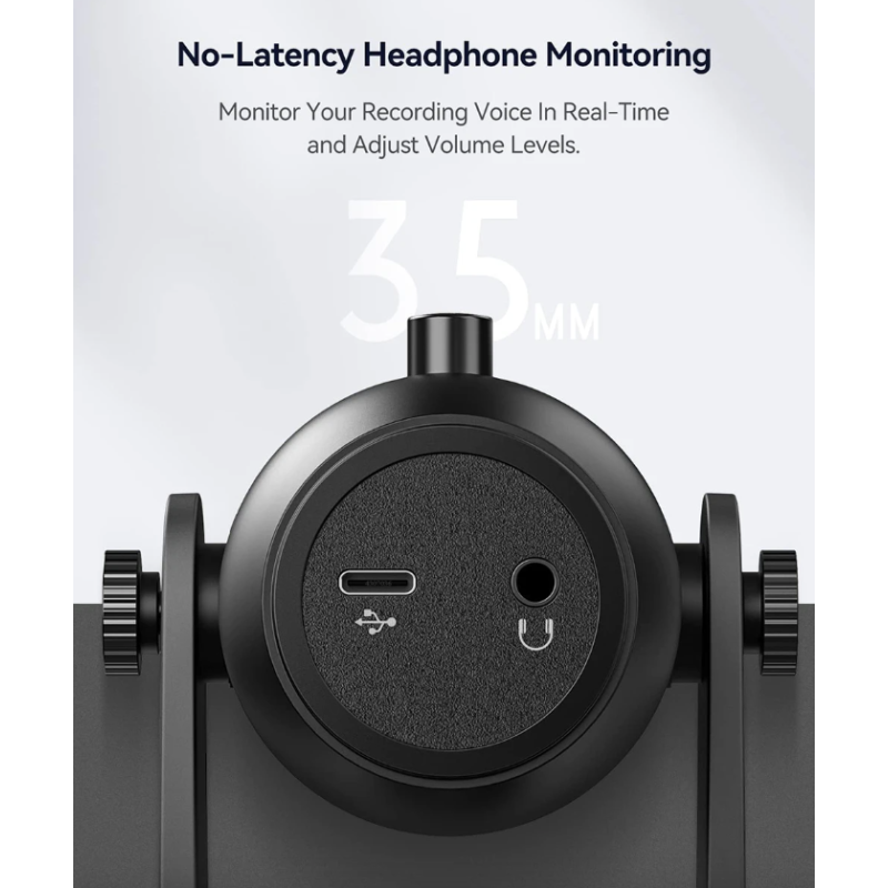 MU900PRO RGB USB microfoon professionele condensatormicrofoon met dynamische RGB-verlichting voor content creators