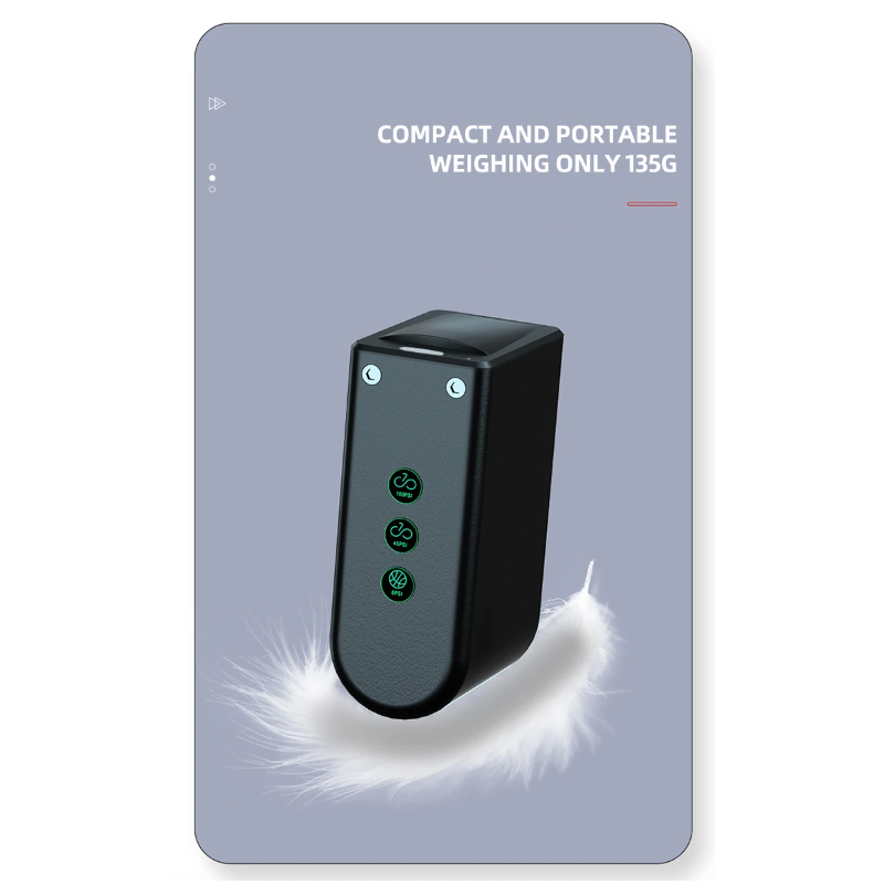 Mini fietspomp draagbare elektrische luchtpomp met oplaadbare batterij hoge precisie druksensor fietsers ideaal