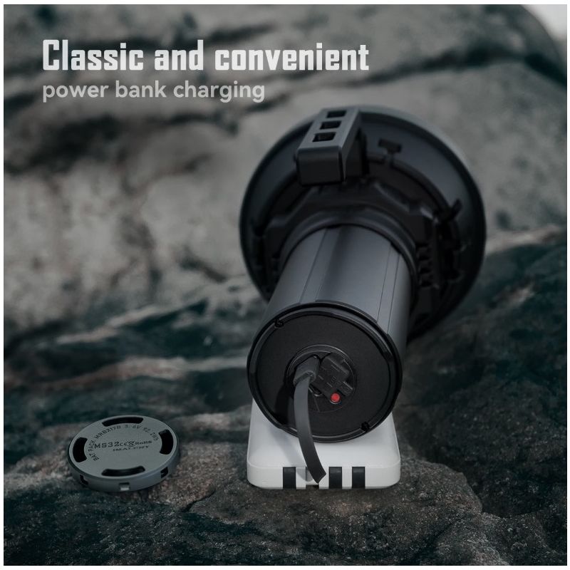 IMALENT MS32 krachtige LED zaklamp 200000 lumen ideaal voor zoek en reddingsoperaties duurzame buitenverlichting