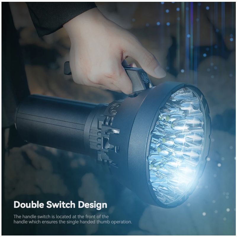 IMALENT MS32 krachtige LED zaklamp 200000 lumen ideaal voor zoek en reddingsoperaties duurzame buitenverlichting