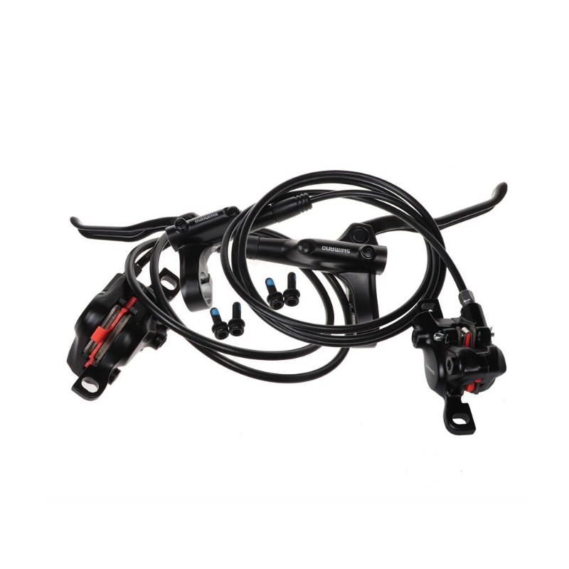 Shimano MT200 hydraulische schijfrem met Shimano remklauwen en B03S remblokken voor bergaf mountainbiken