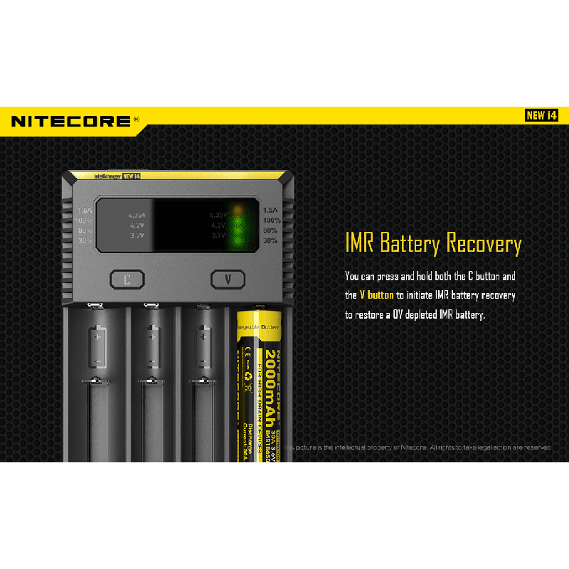 NITECORE NIEUWE I4 Li-ion batterijlader geavanceerde functies duurzame en gebruiksvriendelijke ladertechnologie