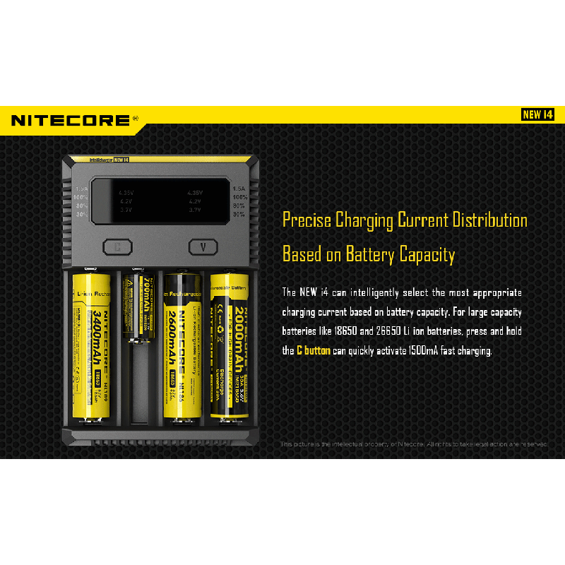 NITECORE NIEUWE I4 Li-ion batterijlader geavanceerde functies duurzame en gebruiksvriendelijke ladertechnologie