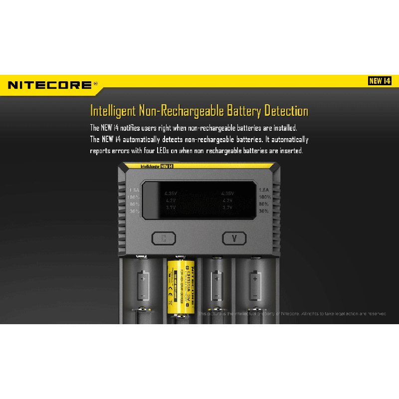 NITECORE NIEUWE I4 Li-ion batterijlader geavanceerde functies duurzame en gebruiksvriendelijke ladertechnologie