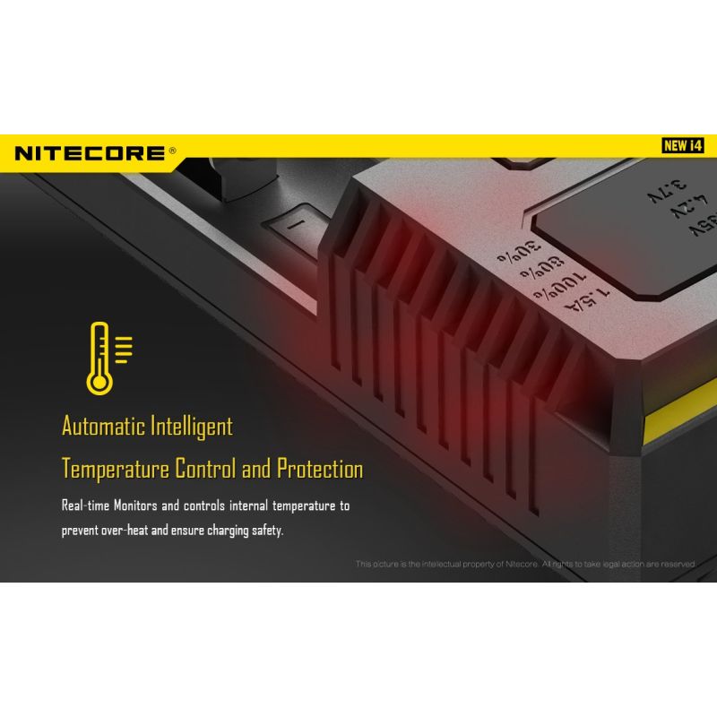 NITECORE NIEUWE I4 Li-ion batterijlader geavanceerde functies duurzame en gebruiksvriendelijke ladertechnologie