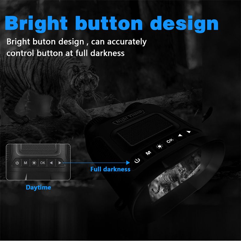 Verrekijker Nachtzicht DT29 met 8X Zoom 850nm Infrarood voor Dag en Nacht Outdoor Avonturen Duurzaam Ontwerp