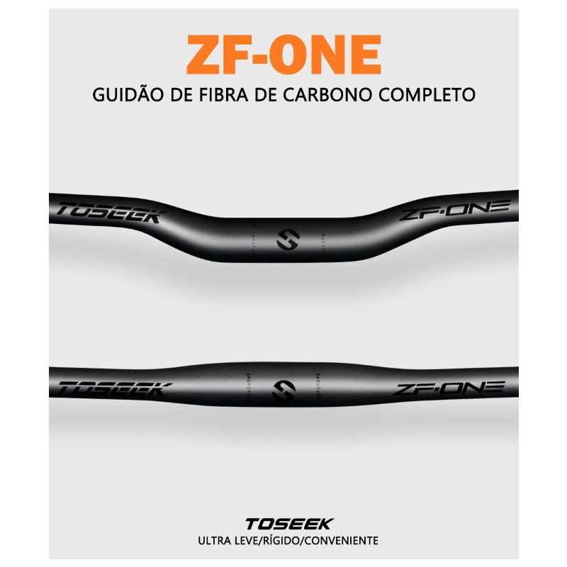 TOSEEK ZF-ONE MTB carbon stuur 31.8mm 580-760mm lichtgewicht mat zwart perfect voor fietsupgrade en prestaties