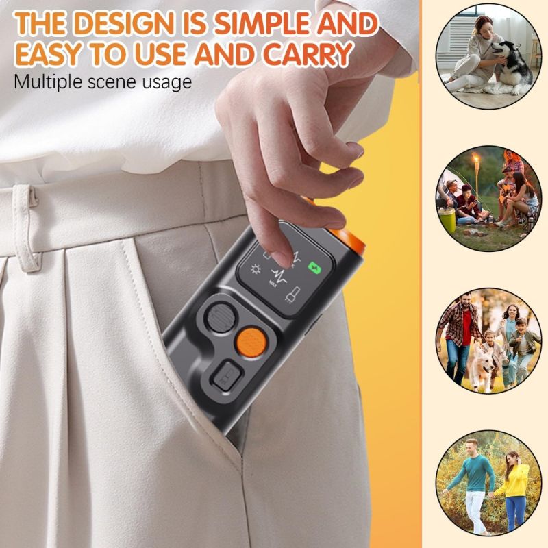 Bark Guard: Anti-blafapparaat met HD display & LED zaklamp voor diervriendelijke honden training