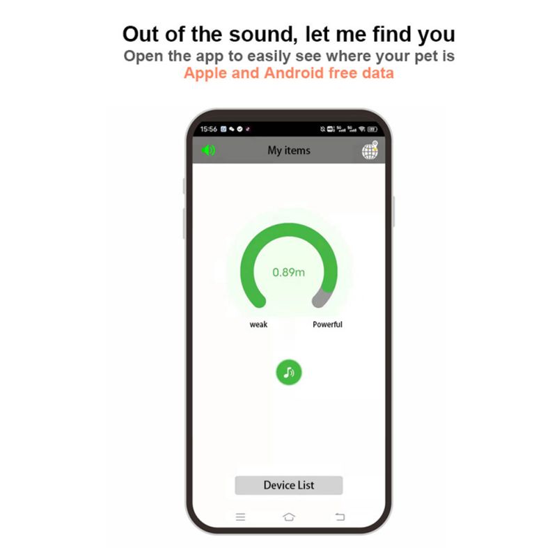 GPS Smart Waterproof Pet Locator Duurzame IP65 Waterdichte GPS locatiehalsband Real-Time Huisdier Tracking Kat Hond