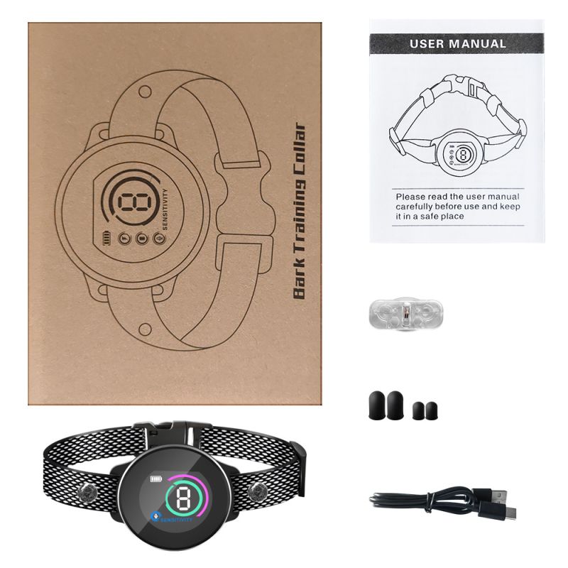 Kleurscherm Stopper Trainer voor Anti Blaffende Honden blafdetectie-algoritme en humane hondentraining