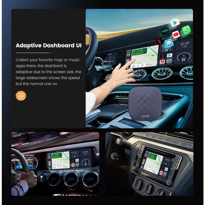 CarlinKit CarPlay Ai Box QCM6125 Android 13 Verbeter uw fabrieksgeïnstalleerde CarPlay draadloze connectiviteit
