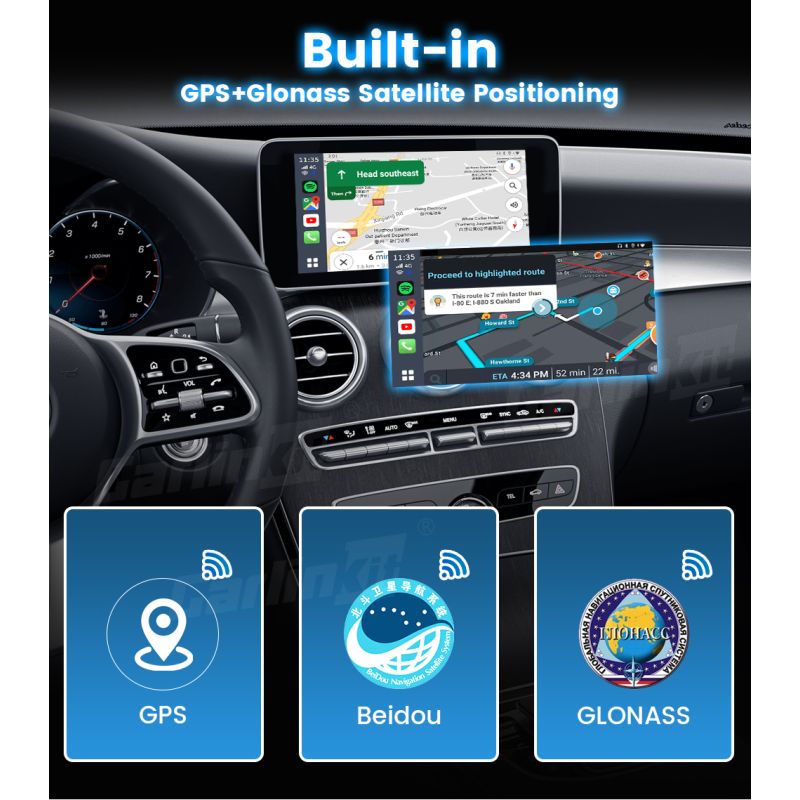 CarlinKit CarPlay Ai Box QCM6125 Android 13 Verbeter uw fabrieksgeïnstalleerde CarPlay draadloze connectiviteit