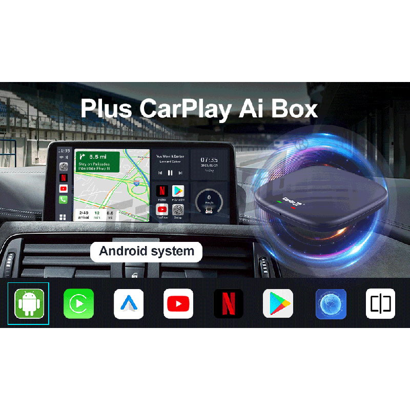 CarlinKit CarPlay Ai Box QCM6125 Android 13 Verbeter uw fabrieksgeïnstalleerde CarPlay draadloze connectiviteit