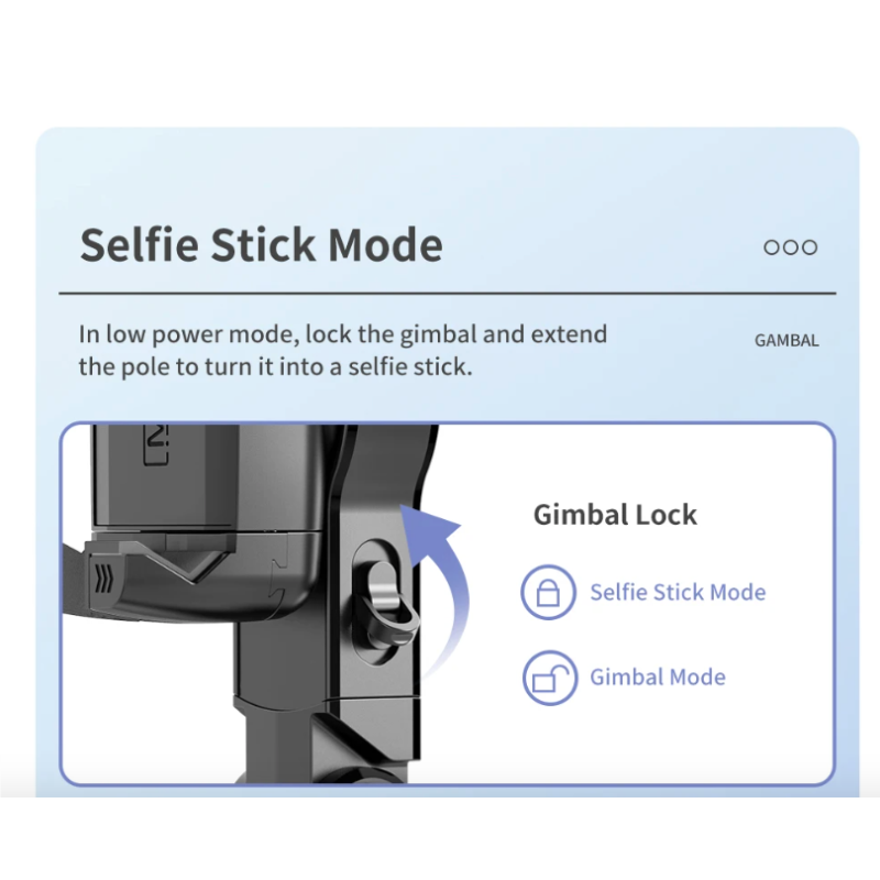 Q18 Selfie Stick 360 graden rotatie gimbal-stabilisator mobiele fotografie gadget met slimme tracking