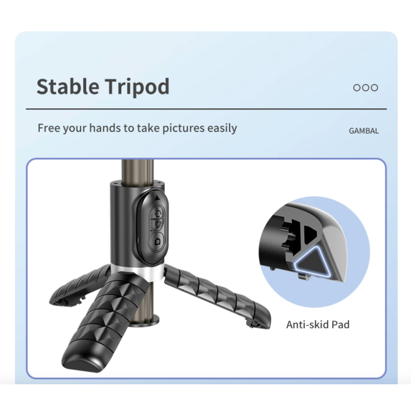 Q18 Selfie Stick 360 graden rotatie gimbal-stabilisator mobiele fotografie gadget met slimme tracking