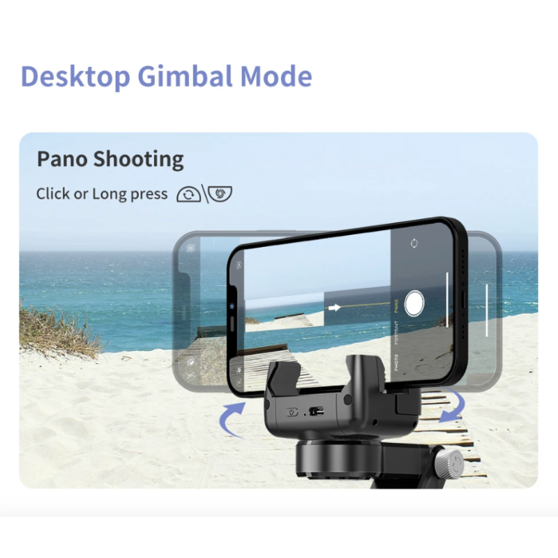 Q18 Selfie Stick 360 graden rotatie gimbal-stabilisator mobiele fotografie gadget met slimme tracking