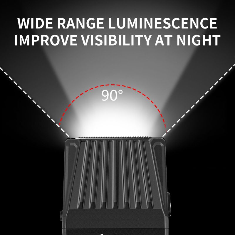 SMILING SHARK Hangende Fietskoplamp EVO1700 USB-C Oplaadbaar LED Fietsverlichting met Meerdere Verlichtingsstanden