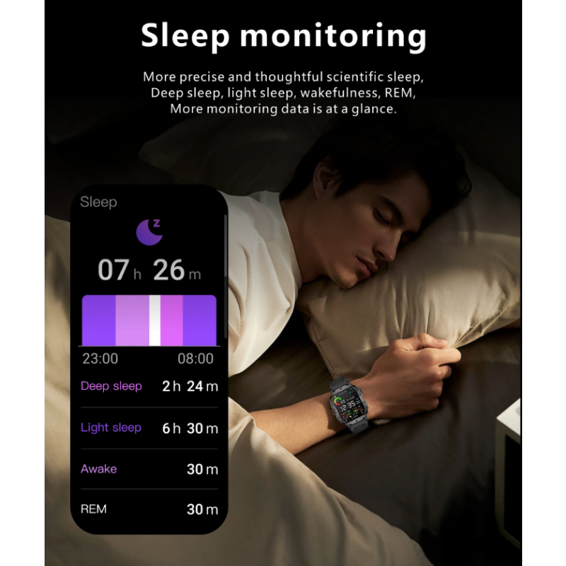 QX11 Smart Horloge Mannen | 1.96