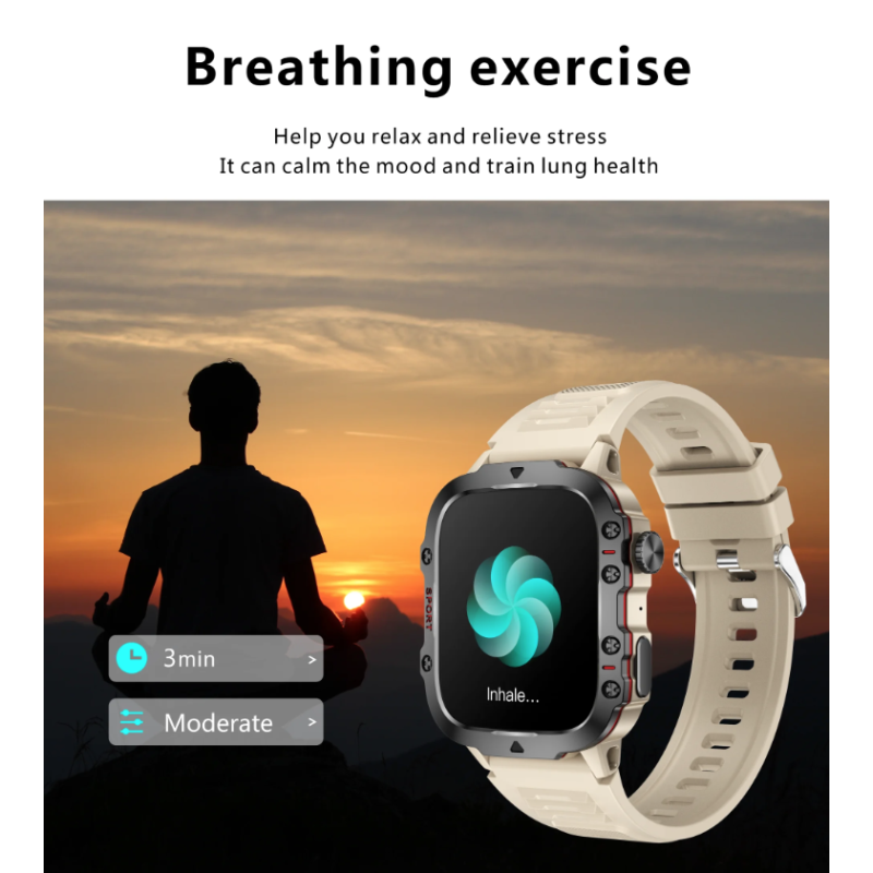 QX11 Smart Horloge Mannen | 1.96