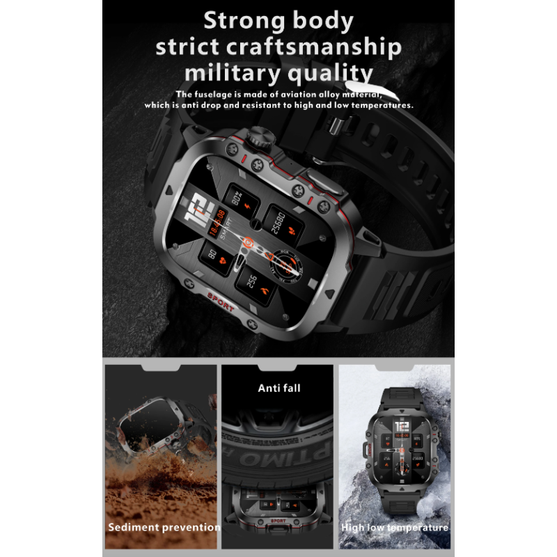 QX11 Smart Horloge Mannen | 1.96