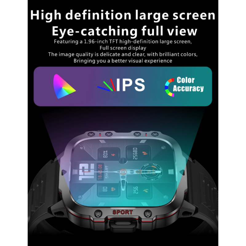 QX11 Smart Horloge Mannen | 1.96