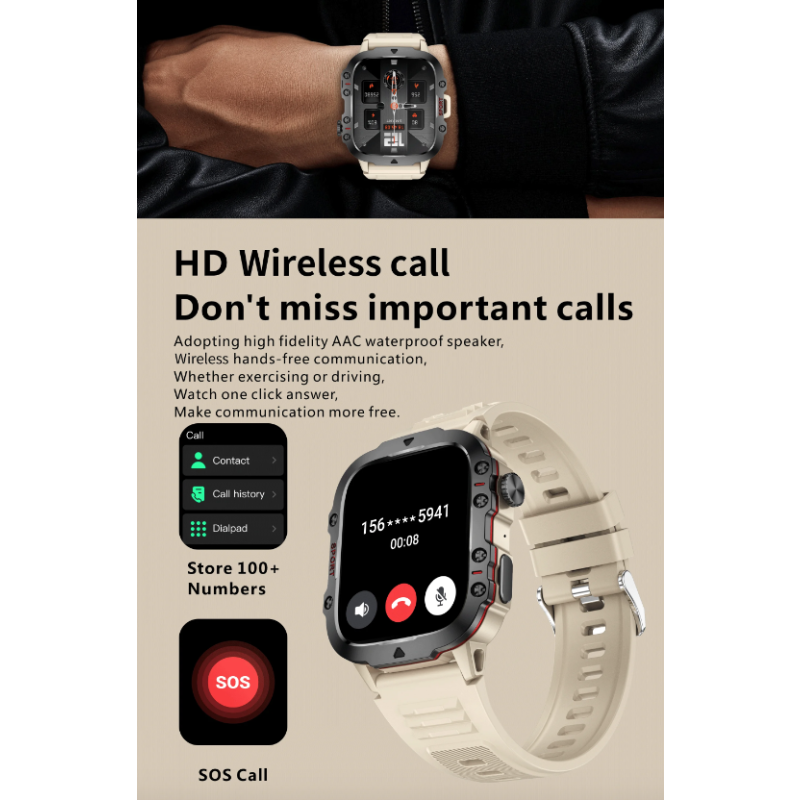 QX11 Smart Horloge Mannen | 1.96