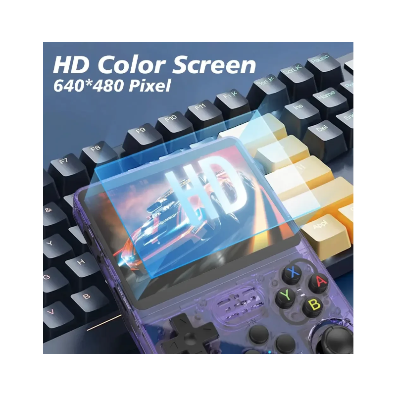 R36S Retro draagbare console 3,5 inch IPS-scherm Linux-systeem klassieke games MAME N64 10000 games