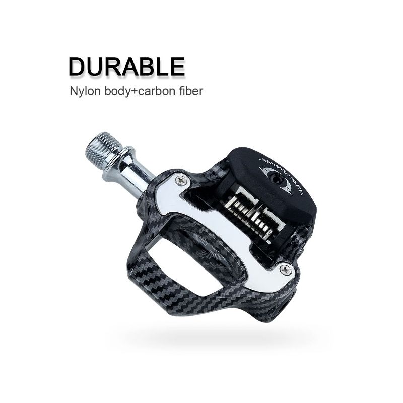 RACEWORK Racefiets Pedaal Koolstofvezel Ultra Licht Lagers SPD Keo Compatibel Professionele Fietsaccessoires