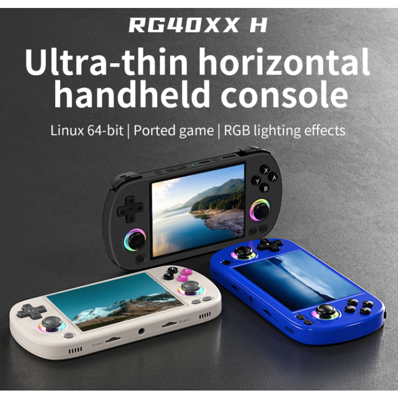 ANBERNIC RG40XX H handheld gameconsole: Retro gaming met Linux, 4.0