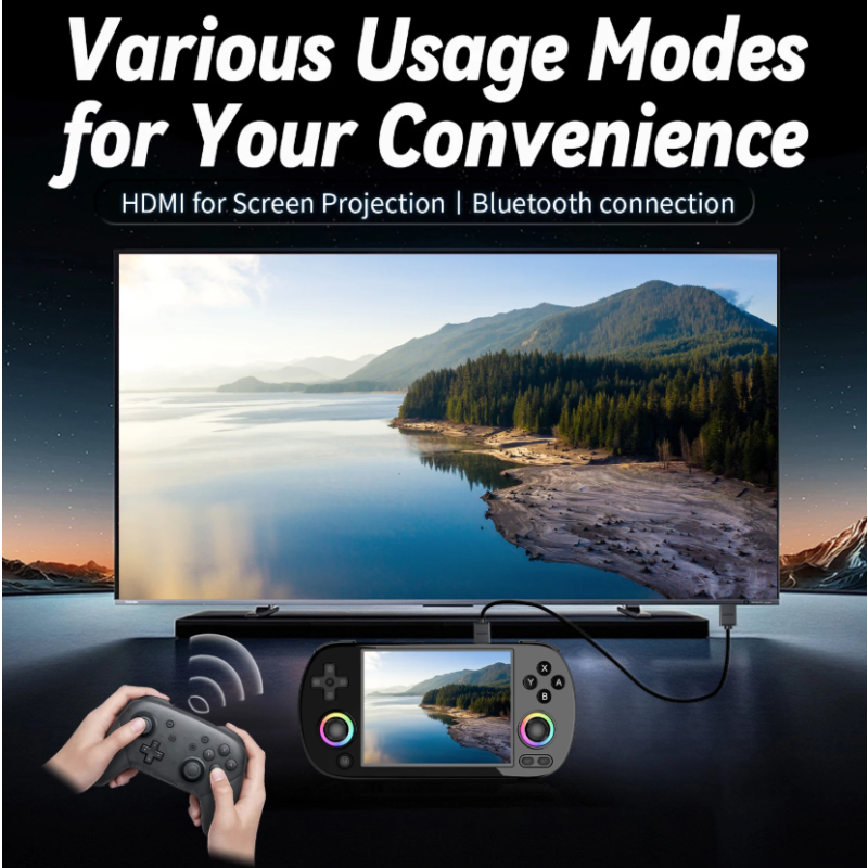 ANBERNIC RG40XX H handheld gameconsole: Retro gaming met Linux, 4.0