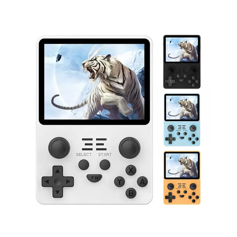 POWKIDDY RGB20S draagbare spelconsole voor nostalgisch gamen met 3,5-inch 4:3 IPS scherm en open source systeem