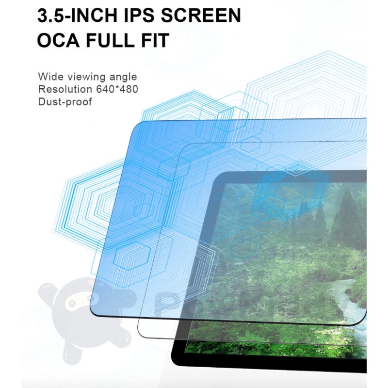 POWKIDDY RGB20S draagbare spelconsole voor nostalgisch gamen met 3,5-inch 4:3 IPS scherm en open source systeem