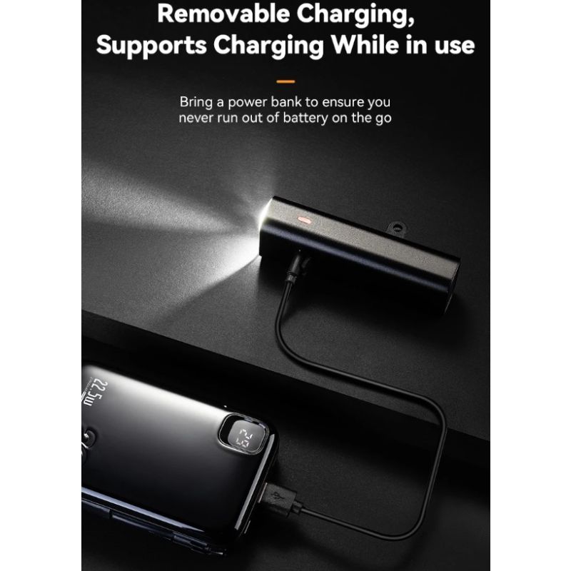 ROCKBROS RHL-1000LUMEN fietskoplamp hoge helderheid regendicht LED Type-C oplaadbaar voor mountainbikers en forenzen