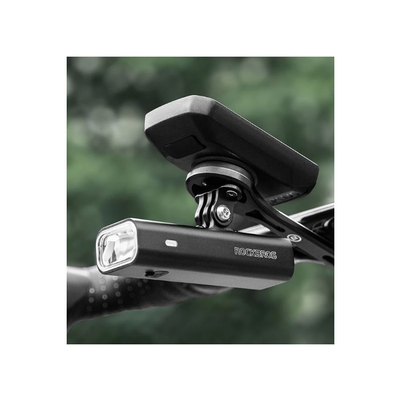 ROCKBROS RHL-1000LUMEN fietskoplamp hoge helderheid regendicht LED Type-C oplaadbaar voor mountainbikers en forenzen
