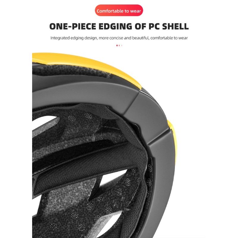 ROCKBROS Fietshelm Ultralichte Helm Schokbestendige Fiets Accessoires MTB en Racefiets Veiligheidsuitrusting