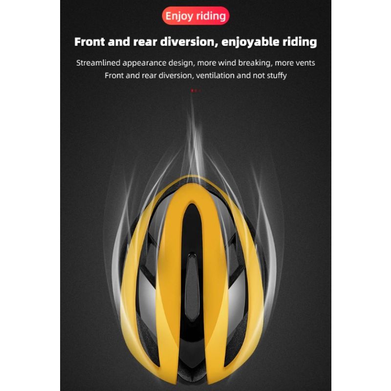 ROCKBROS Fietshelm Ultralichte Helm Schokbestendige Fiets Accessoires MTB en Racefiets Veiligheidsuitrusting