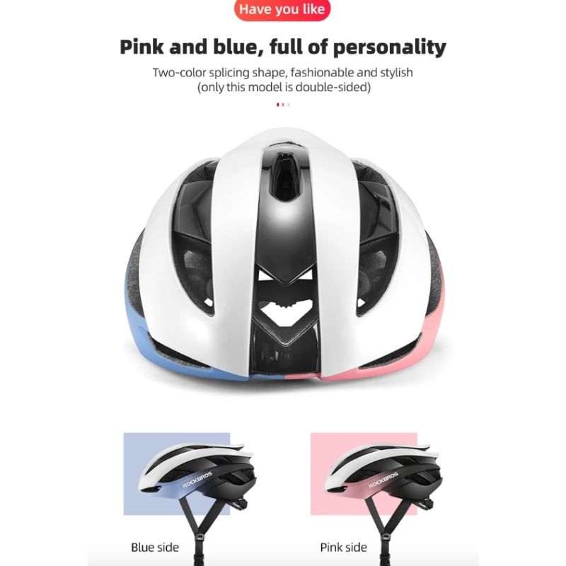 ROCKBROS Fietshelm Ultralichte Helm Schokbestendige Fiets Accessoires MTB en Racefiets Veiligheidsuitrusting