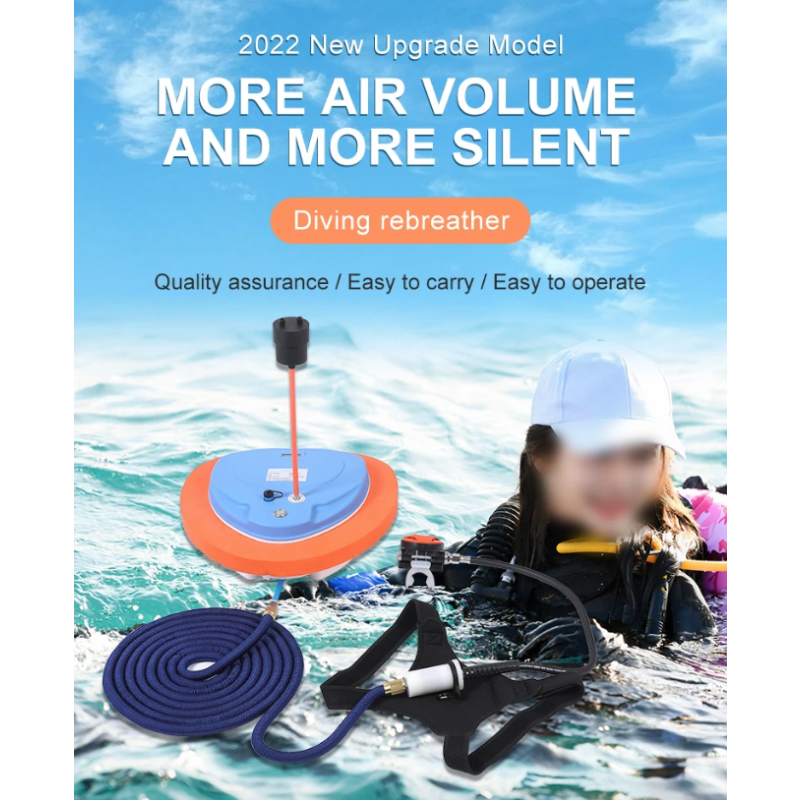 Duikventilator Z270 Z500 Draagbare Duiksnorkel Comfortabel Ademen Aquatische Verkenning Veiligheid Duiken
