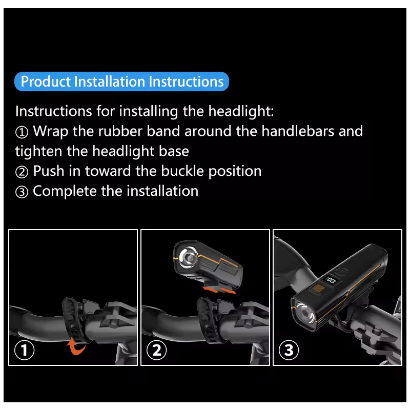 Veilig Fietsen met B9 Type-C LED Fiets Koplamp | MTB & Racefiets Voorlicht