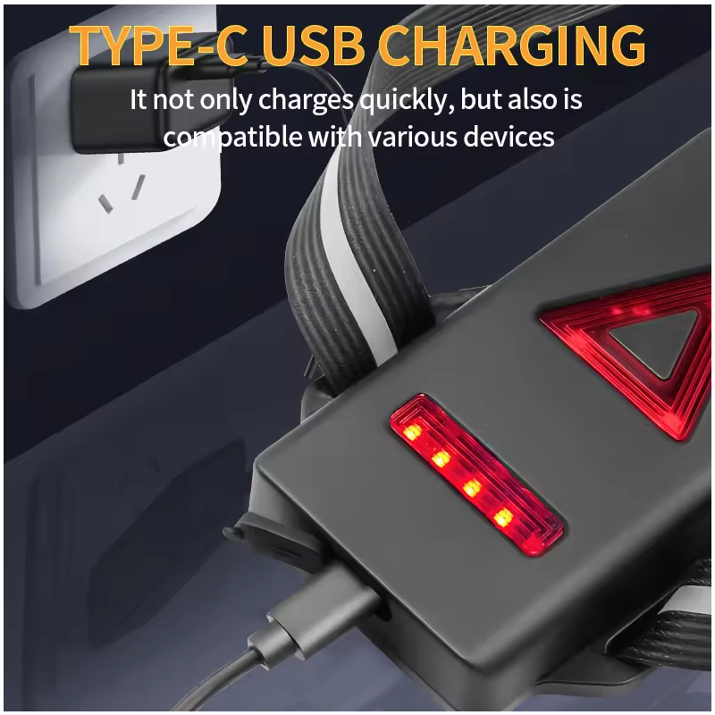 Hardloopverlichting Borstlamp – LED Nachtlopen & Waarschuwingslicht Achter – Helder & Waterdicht