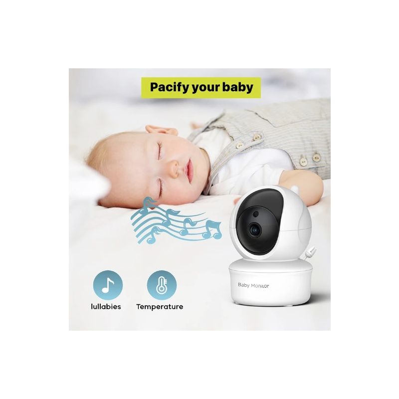 5 inch babyfoon met camera SM650 draagbare videomonitor met HD 720P en lange levensduur batterij babyveiligheid