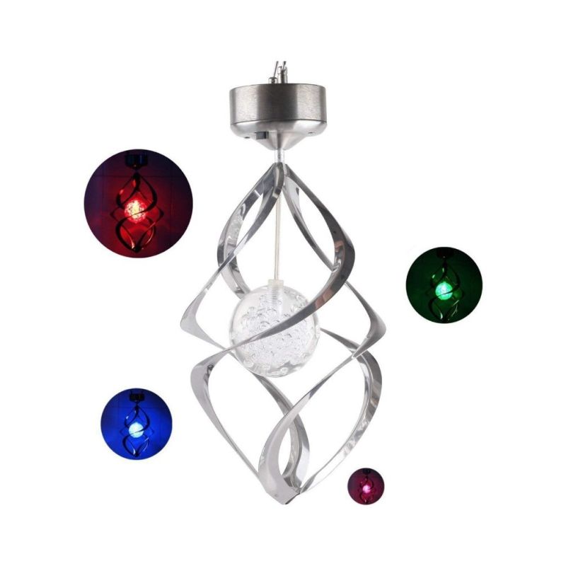 Zonne-verlichting Windgong Hanglamp Kleurveranderend LED-licht Weerbestendig Milieuvriendelijk Tuindecoratie